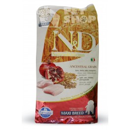 Farmina N&D Low Grain per cani cuccioli di taglia grande 12 kg Pollo e Melograno