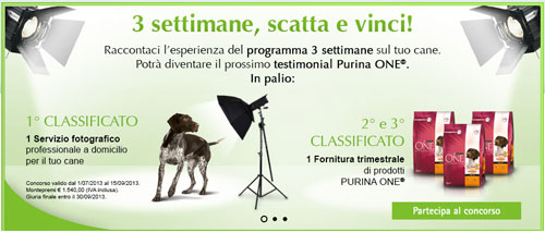 Consorso Purina One Alimenti Cani