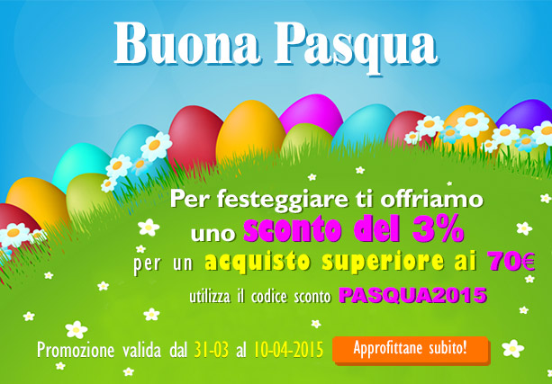 Pasqua 2015 alimenti e accessori per cani scontati